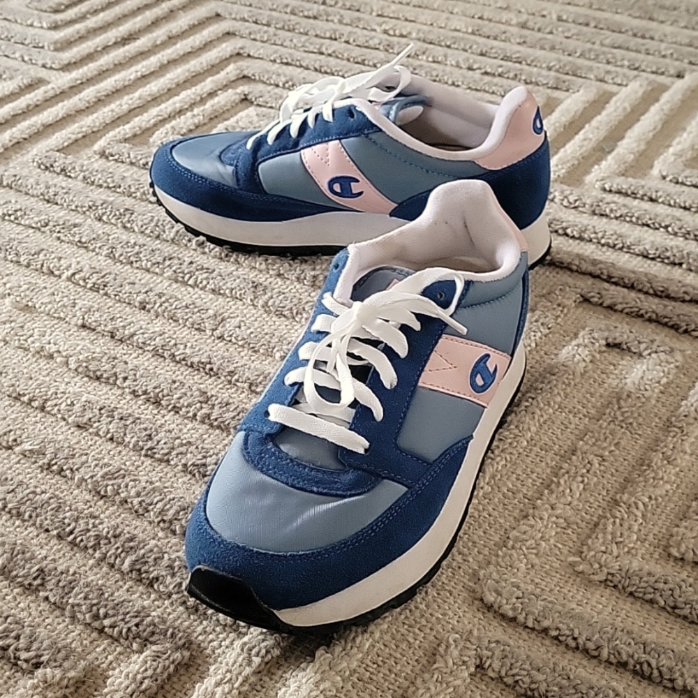Champion blue/pink sneakers